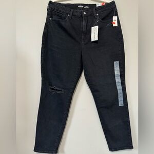 Old Navy Size 14 O.G Straight High Rise Black Jeans